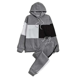 Conjuntos Deportivos de 2 Piezas con Diseño Personalizado y Servicio OEM en Colores Contrastantes: Sudadera con Capucha y Pantalones Deportivos para Entrenamiento y Jogging 2026 - Product Image 1