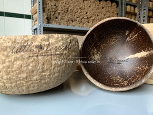 Logo Laser Gravé Et Bols En Coquille De Noix De Coco Laque En Gros Avec Des Prix Pas Cher Mais De Haute Qualité De Eco2go Vietnam - Product Image 6