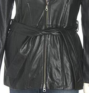 Manteau en cuir de mouton véritable de haute qualité pour femmes doux et respirant avec un nouveau design chaud du Pakistan - Product Image 4