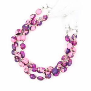 Cuentas de turquesa Mohave rosa AAA lisas en forma de pepita, cuentas de turquesa para la fabricación de joyas, piedras preciosas sueltas de proveedor mayorista indio - Product Image 6