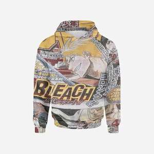 Nueva tendencia Casual invierno Sudadera con capucha personalizado Jacquard tejido algodón Anime tapiz bordado personaje patrón Ajuste de gran tamaño - Product Image 4