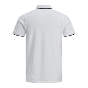 Polos de golf pour hommes Polo à rayures performant évacuant l'humidité Short texturé côtelé pour hommes - Product Image 5