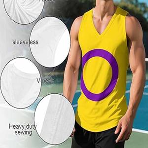 <b>Tank</b> <b>Top</b> for <b>Men</b> <b>Black</b> Custom Color with Custom Logo Rough Style From Bottom <b>Men's</b> <b>Tank</b> <b>Top</b> uploaded by Dress Sports - Product Image 5