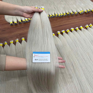 Meilleures ventes 100% extensions de cheveux humains naturels raides et ondulés vietnamiens bruts de haute qualité en vrac non transformés toutes les couleurs - Product Image 2