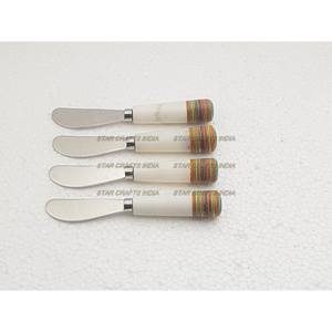 Ustensiles de cuisine meilleure vente fourchette cuillère cadeau avec manche en marbre couverts vaisselle couteau à steak en acier inoxydable 304 - Product Image 2