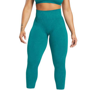 กางเกงเลกกิ้งโยคะผู้หญิงแบบพรีเมียม กระชับสัดส่วน ยืดได้สี่ทิศทาง ระบายอากาศได้ดี กางเกงออกกำลังกายเอวยางยืด รองรับสรีระ เหมาะสำหรับใส่ในยิม - Product Image 4