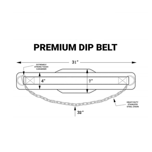 Gym use dipping <b>belt</b> <b>with</b> heavy <b>chain</b> adjustable gym dip <b>belt</b> for intense workouts - Product Image 4