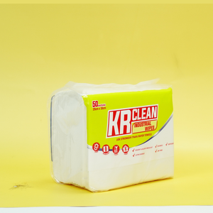 Krclean <b>Industrial</b> 25x30cm <b>Wipes</b> 50 Sheets Per Pack Oil and Grease Cleaning Cloths for Cleanroom Equipment - Product Image 3