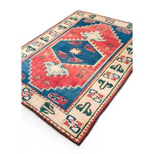 Nuray Geometric Wool Rugs Hand Knotted in <b>Red</b> & Orange for Home Entryway 9x12 Rectangle Puzzle Abstract Models for Teens-Pae-925 - Product Image 2