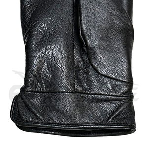 Gants d'hiver en cuir matelassés en diamant, coton ciré noir et marron, compatibles avec les écrans tactiles, en gros, OEM, gants en cuir personnalisés pour femmes - Product Image 6