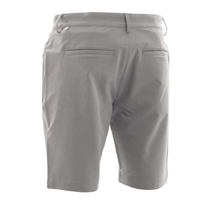 Pantalones cortos plisados de algodón 100% suaves elásticos de 4 vías transpirables de corte recto con diseño de logotipo personalizado para hombre - Product Image 6