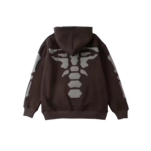 Sweat à capuche personnalisé 2026 pour homme, sweat à capuche surdimensionné lourd, sweat à capuche délavé au soleil pour homme - Product Image 2