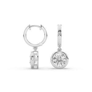 ต่างหูเพชรแล็บคัท 2.70 กะรัต ขายส่ง ทอง 14KT/10KT สำหรับผู้หญิง รับรองโดย IGI ดีไซน์โดดเด่น น้ำหนักเบา เครื่องประดับคุณภาพสูง Luxeshine - Product Image 5