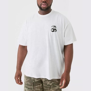 Camisetas de Jersey Transpirables de Poliéster/Algodón con Precio de Fábrica OEM Personalizadas, Impresión de Logotipo Personalizado, Fabricante de Camisetas Extra Grandes para Hombre - Product Image 1