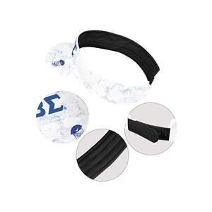 Phi Beta Sigma <b>Visor</b> Hat-Summer Outdoor Travel Unisex 100% Acrylic - Product Image 3
