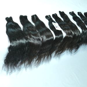 ผมแท้แบบอินเดีย 100% ราคาส่ง แบบไม่ผ่านกระบวนการ จัดเรียงเกล็ดผม แบบลอนลึก สไตล์ Deep Wave สำหรับส่งออก - Product Image 2