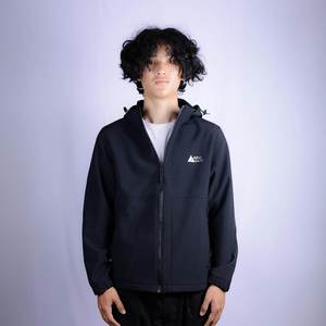 Navigate Veste à capuche réversible Softshell XS Vêtements chauffants étanches à glissière pour la saison printanière avec motif teint en spandex - Product Image 6