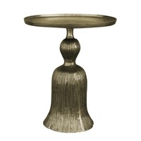 Table d'appoint en métal de qualité supérieure Table pliante en aluminium coulé à la main pour meubles de salon et de chambre à coucher
