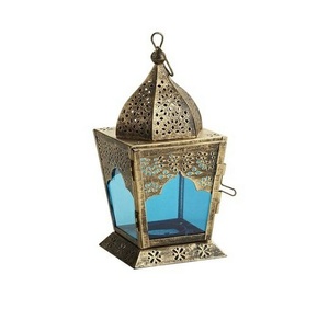 Pure Hand-crafted Design <b>Lantern</b> <b>Set</b> of 2 with Gold Plated at Very Affordable Rates - Product Image 4