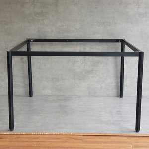 OMA I HCOM007 Design Minimaliste 120x120cm Pieds en Fer à Assembler pour Table Modulable 2-en-1 - Product Image 2