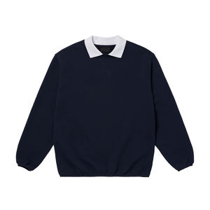 Venta al por mayor de sudaderas unisex de gran tamaño con cuello vuelto sostenibles, perfectas para el clima frío, sudaderas de ajuste cómodo - Product Image 1