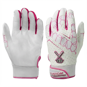 Gants de frappe de baseball en cuir numérique personnalisés en gros, poignée souple, pour jeunes, adultes, professionnels, fournitures de softball - Product Image 5