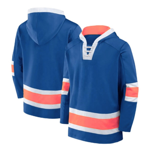 Ensemble de maillots de hockey sur glace personnalisés avec pantalon Matériau à séchage rapide évacuant l'humidité Vêtements d'équipe personnalisés pour commandes en gros - Product Image 5