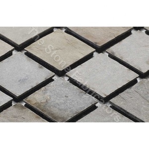 Haute qualité 30x15cm automne rustique placage carrelage léger carré mosaïque fendu extérieur utilisation extérieure ardoise compétitive sur le marché - Product Image 3