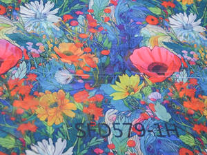 Polyester Ratti imprimé numérique floral personnalisé pour voile suisse japonais pour usage extérieur par les filles, les femmes soudanaises pour Toub Somali Dira - Product Image 4