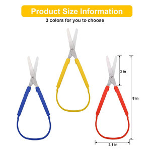 Ciseaux à lame à ressort ultra-affûtés, qualité professionnelle, ciseaux à ressort sans effort - Product Image 5