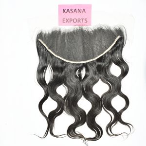 Extensiones de Cabello Humano Natural 100% Virgen, Doble Trama, Ondulado Profundo, Negro, para Mujeres, 13*6 HD Frontal, Venta al Por Mayor - Product Image 2