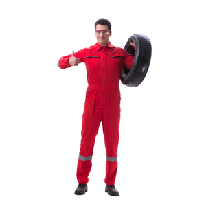 เสื้อทำงานผ้าฝ้ายระบายอากาศสำหรับผู้หญิงเสื้อทำงานผ้าฝ้ายแบบมีขนาดพลัสไซต์ออกแบบโลโก้ได้ตามต้องการ - Product Image 4