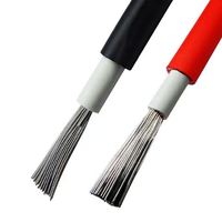 Approbation TUV Fil solaire en cuivre étamé isolé 4MM 6MM 10MM 16MM 25MM Câble PV Câble d'alimentation pour panneau solaire CC