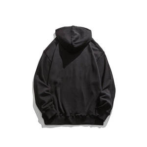 Sweat à capuche pour homme avec impression personnalisée, contraste de couleurs, polaire d'hiver, pull-over tendance 2026, streetwear, fabriqué au Pakistan - Product Image 2