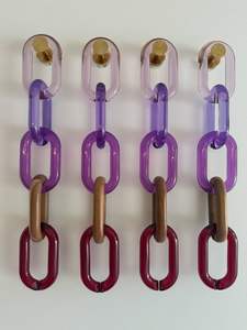 Cadena de Resina Hecha a Mano Personalizada para Decoración de Paredes, Artículo Decorativo para Habitaciones, Cadena Acrílica con los Artículos Más Adorables, Venta al por Mayor - Product Image 6