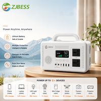 Estación de Energía Portátil con Altavoz Bluetooth de 300W y 384Wh, Generador Solar para Campamentos y Fiestas al Aire Libre