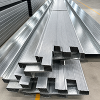 Poutre en Z en acier pour système de support de panneaux solaires, acier structurel laminé à froid, galvanisé haute résistance, pour support de plancher, toiture et mur