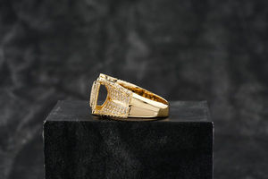 Anillo de diamante de moissanita de claridad VVS joyería de Hip Hop de lujo para hombre y mujer de Plata de Ley 925 superventas - Product Image 3