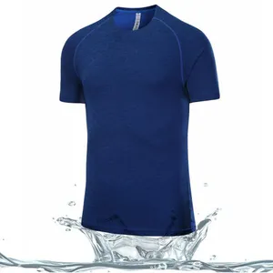 डैक्सपेल इंटरनेशनल पुरुषों के कस्टम-निर्मित लोगो ब्लैंक कॉटन टी-शर्ट प्लस साइज ड्रॉप शोल्डर मोटे कपड़े प्रिंटेड तकनीक के साथ
