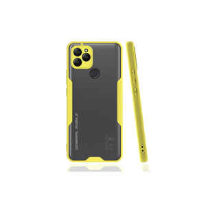 Coque de téléphone en silicone jaune GCMP Parfe, design transparent, électroplaqué, compatible avec les téléphones mobiles généraux 21 7 Plus 14 Plus 13 Pro Max - Product Image 1