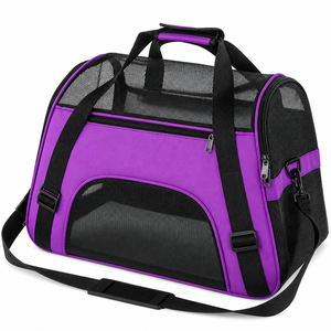 Bolsa de Transporte Transpirable para Mascotas, Bandolera Oxford para Gatos y Perros, Bolso de Viaje Ligero - Product Image 1