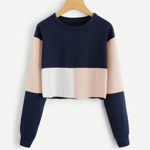 Top corto de talla grande con hombros caídos de algodón 100% de calidad superior para mujer, gran oferta para ropa de invierno con logotipo personalizado - Product Image 6