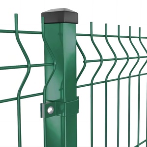 Màu xanh lá cây tráng biên giới màu xanh lá cây vườn 3D cong hàng rào 50*200mm dây lưới 7ft * 8ft 3D hàng rào tấm lưới mắt cáo và cửa - Product Image 6