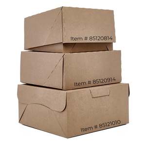 Premium Automatic Kraft Cake Boxes Front Loading for Food Industrial Use - Product Image 3