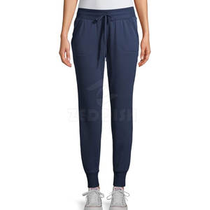 Pantalon décontracté pour femmes fabriqué en usine sur mesure Vêtements de mode confortables Taille moyenne élastique Style plat d'été Conçu avec logo pour femmes - Product Image 2