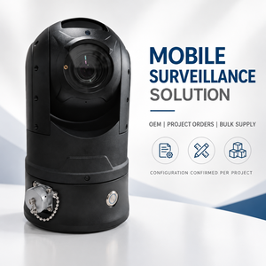 Cámara de Vigilancia Portátil M51C 4G AI PTZ con Zoom Óptico 20X, Visión Nocturna Starlight, Doble Tarjeta TF, Seguridad para Exteriores - Product Image 1