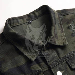 Precio bajo de alta calidad logotipo personalizado hombres Jeans chaqueta de invierno al por mayor personalizado Jeans chaqueta para hombres - Product Image 3