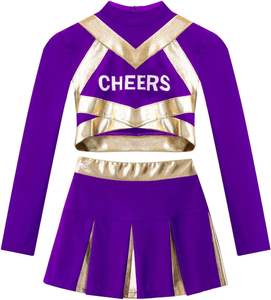 ชุดยูนิฟอร์มเชียร์ลีดเดอร์สำหรับผู้ใหญ่ แบบสั่งทำพิเศษสำหรับทีมโรงเรียนหญิง กระโปรงเชียร์ลีดเดอร์ ขายตรง - Product Image 1