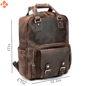 High Quality 2024 Premium Popular OEM <b>Mens</b> <b>Leather</b> Design <b>Backpacks</b> Manufacturers <b>Leather</b> back packs - Product Image 2