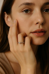 Anillo de confeti de plata 925, diseño de joyería al por mayor, fábrica en Tailandia - Product Image 3